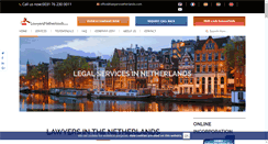 Desktop Screenshot of lawyersnetherlands.com